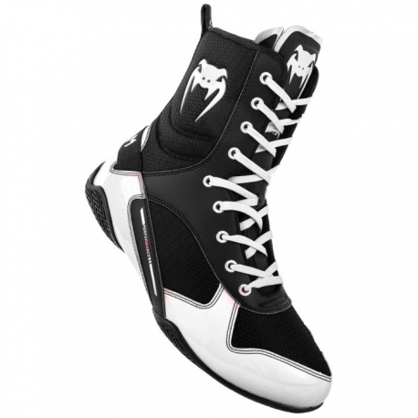Chaussures de boxe Venum Elite - Noir/Blanc