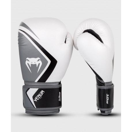 GANTS DE BOXE VENUM CONTENDER 2.0 - BLANC/GRIS-NOIR