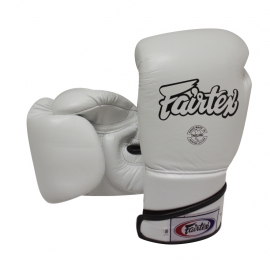 FAIRTEX FXV6 WITTE LEREN TOP TRAININGSHANDSCHOENEN