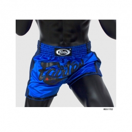 FAIRTEX BLAUW/ZWART THAISE BOKSHORT