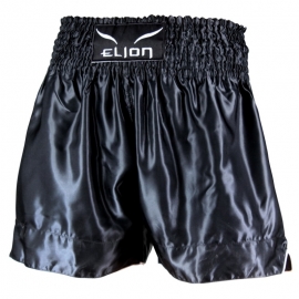 SHORT DE BOXE THAÏ ELION NOIR