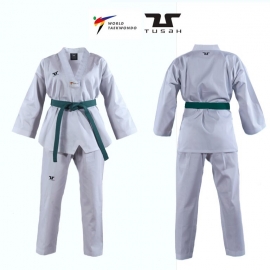 Tusah Dobok Starter WT Goedgekeurde witte kraag