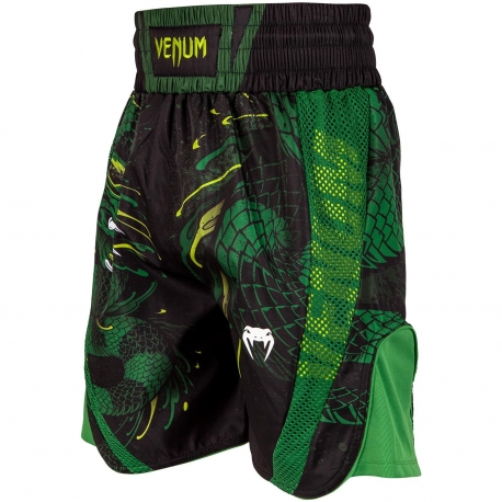 Short de Boxe Venum Green Viper - Noir/Vert