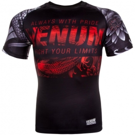Rashguard Venum Koi 2.0 - Manches courtes - Noir/Blanc