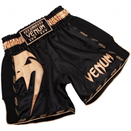 Short Muay Thai Venum Giant - Noir/Doré
